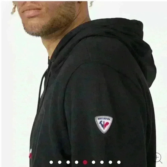 Rossignol MEN'S HOODED LOGO COTTON SWEATSHIRT Size small - Picture 4 of 15